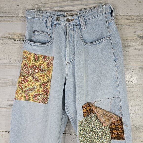 VINTAGE 90S BANANA REPUBLIC SAFARI & TRAVEL MOM JEANS WOMEN'S SIZE 6 (27W x 31L) - Picture 5 of 16